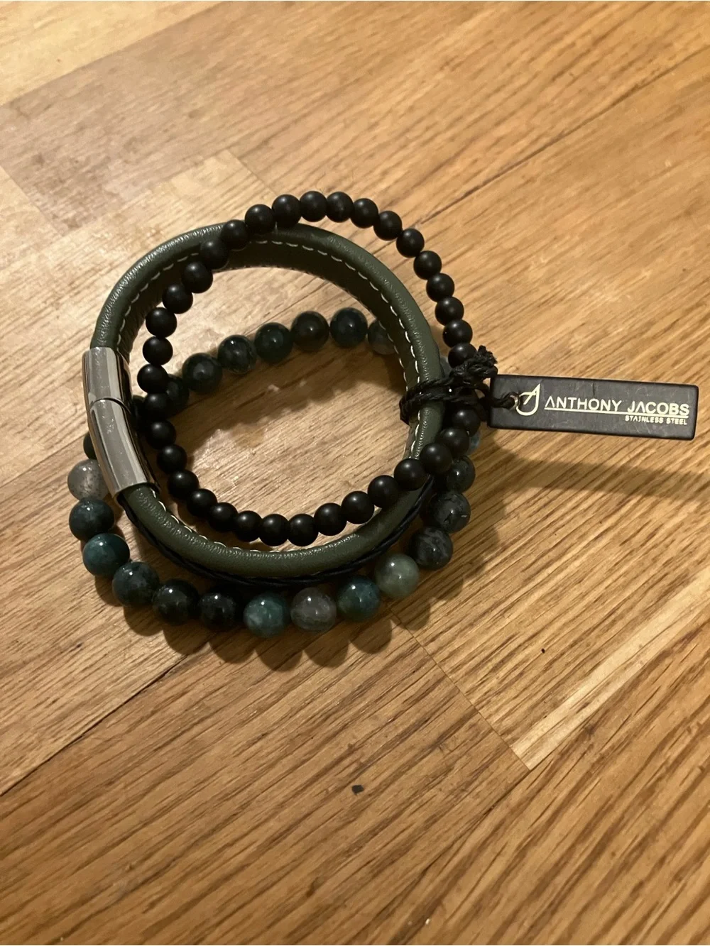 Anthony Jacobs Men’s Bracelet Set